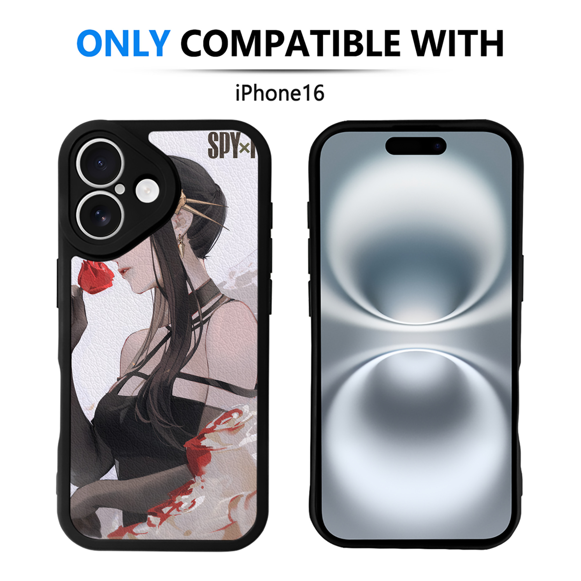 （画像用） SPY×FAMILY间谍家家酒 【iPhone 16シリーズ対応】シリコンスマホケース（レザー調） 材質：シリコン